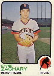 1973 Topps Baseball Cards      256     Chris Zachary